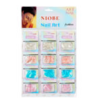 PLASTIC ART NAILS CARD 12PCS No 24011